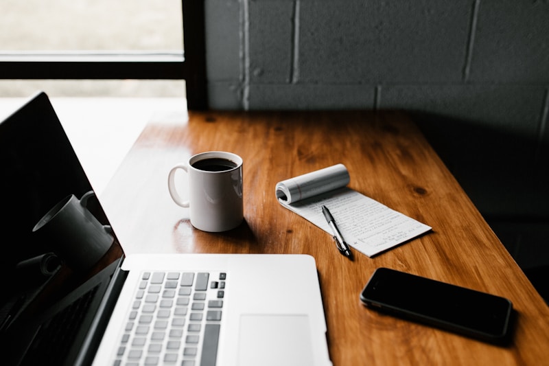 A quiet desk arranged for deep focus